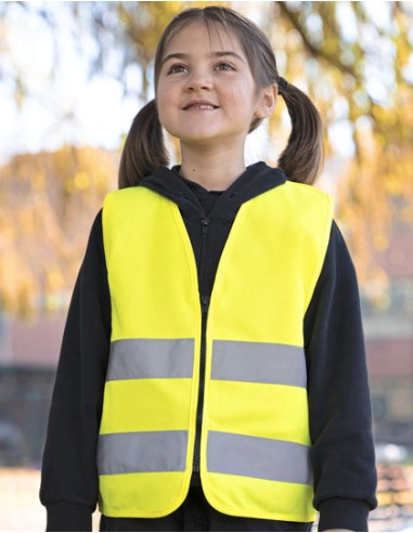 KOR-KWRX-Kids Hi-Vis Safety Vest With Front Zipper Aalborg